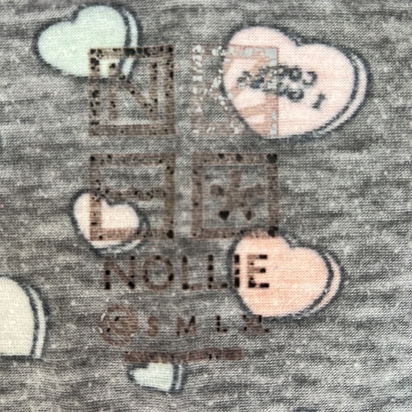 Nollie Junior’s Short Sleeve Sassy Candy Hearts T-shirt Size Extra Small - Picture 7 of 16
